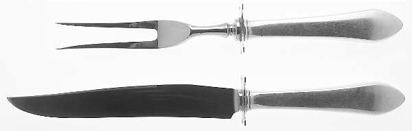 Plain Colonial (Sterling) Small Stainless Blade 2-Piece Steak Carving Set
