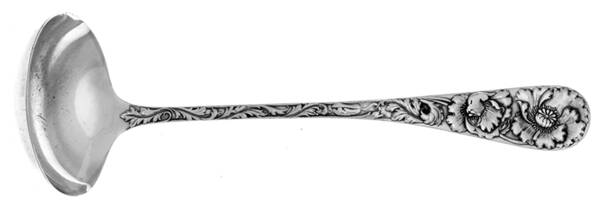 Poppy (Silverplate, 1934) Solid Piece Cream Ladle