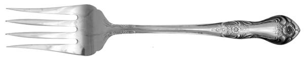 Portsmouth (Stainless) Medium Solid Cold Meat Serving Fork by Wallace Silver