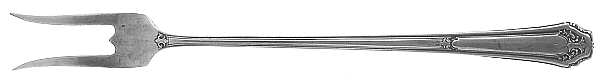 Princess Anne (Sterling, 1926) Short Handle Pickle/Olive Fork