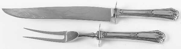 Princess Anne (Sterling, 1926) Small Stainless Blade 2-Piece Steak Carving Set