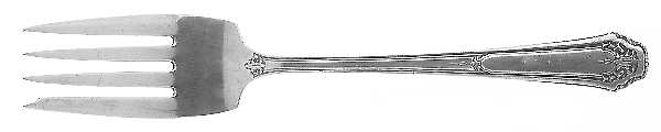Princess Anne (Sterling, 1926) Individual Salad Fork