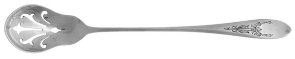 Priscilla (Sterling, 1910) Pierced Bowl Short Handle Olive Spoon