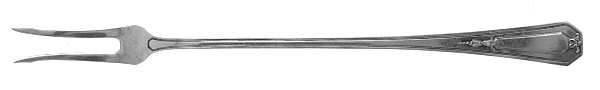 Princess Mary (Sterling, 1922, No Monos) Long Handle Pickle/Olive Fork