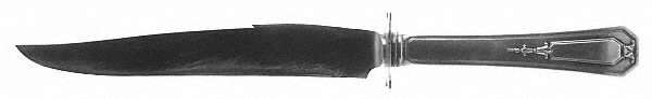 Princess Mary (Sterling, 1922, No Monos) Small Steak Carving Knife with Stainless Blade