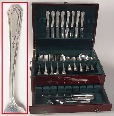 Princess Mary (Sterling, 1922, No Monos) 46-Piece Set