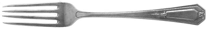 Princess Mary (Sterling, 1922, No Monos) Solid Youth Tea Fork
