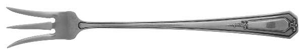Princess Mary (Sterling, 1922, No Monos) Short Handle Pickle/Olive Fork
