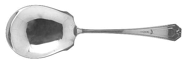 Princess Mary (Sterling, 1922, No Monos) Small Solid Berry/Casserole Spoon