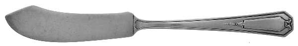 Princess Mary (Sterling, 1922, No Monos) Flat Handle Master Butter Knife