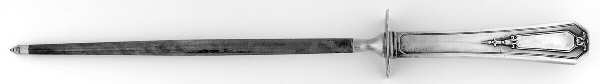 Princess Mary (Sterling, 1922, No Monos) Large Steel Rod Knife Sharpener