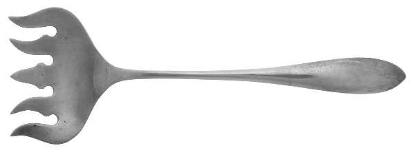 Puritan (Sterling, 1909) Large Solid Tined Sardine Serving Fork
