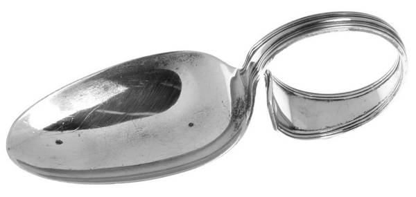 Putnam (Sterling, 1912) Curved Handle Baby Spoon