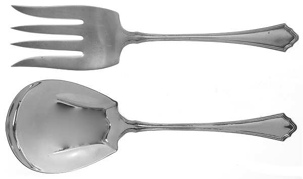 Putnam (Sterling, 1912) (2 Pc) Solid Salad Set