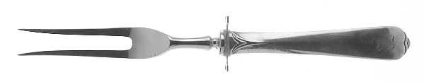 Reflection (Sterling, 1920) Small Steak Carving Fork with Stainless Prongs