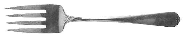 Reflection (Sterling, 1920) Small Solid Cold Meat Serving Fork