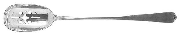 Reflection (Sterling, 1920) Pierced Bowl Short Handle Olive Spoon
