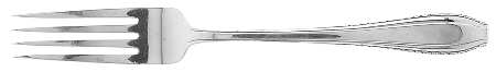 Rembrandt (Sterling, 1938, No Monograms) Fork