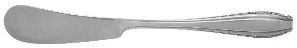 Rembrandt (Sterling, 1938, No Monograms) Flat Handle Butter Spreader