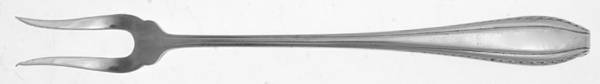 Rembrandt (Sterling, 1938, No Monograms) Short Handle Pickle/Olive Fork