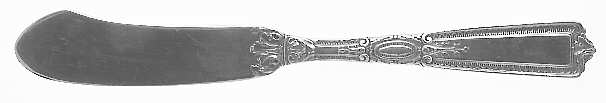 Renaissance (Sterling, 1925) Flat Handle Butter Spreader