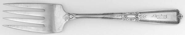 Renaissance (Sterling, 1925) Small Solid Cold Meat Serving Fork