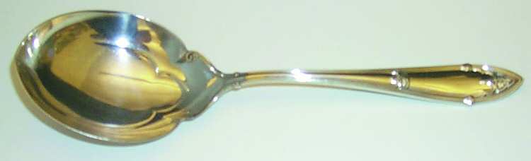 Rheims (Sterling, 1919) Solid Salad Serving Spoon