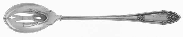 Rheims (Sterling, 1919) Pierced Bowl Short Handle Olive Spoon