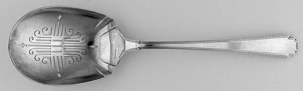 Rhythm (Sterling, 1929) Pierced Berry/Casserole Spoon