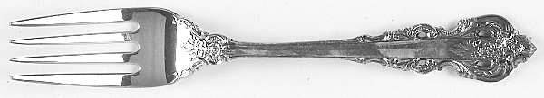 Royal Baroque (Silverplate, 1981) Individual Salad Fork
