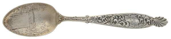 Rodney (Sterling, 1894) Souvenir Spoon (Five O'Clock)