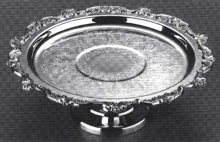 Royal English (Silverplate, Hollowware) Silverplate Cake Stand