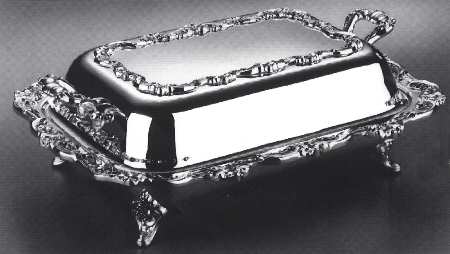 Royal English (Silverplate, Hollowware) Footed Double Vegetable Bowl