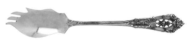 Rose Point (Sterling, 1934, No Monograms) Pate Server Solid HC