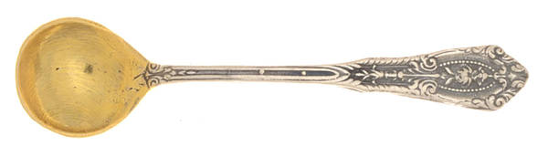 Rose Point (Sterling, 1934, No Monograms) Individual Salt Spoon