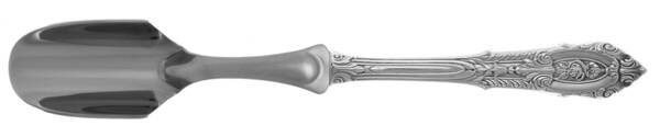 Rose Point (Sterling, 1934, No Monograms) Cheese Scoop with Stainless Scoop HC