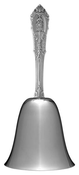 Rose Point (Sterling, 1934, No Monograms) Bell Large with Stainless Bowl HC