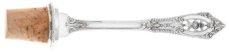 Rose Point (Sterling, 1934, No Monograms) Wine Stopper Cork HC