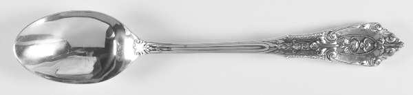 Rose Point (Sterling, 1934, No Monograms) Gravy/Dressing Spoon with Button