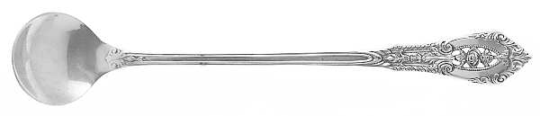 Rose Point (Sterling, 1934, No Monograms) Mustard Spoon