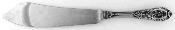 Rose Point (Sterling, 1934, No Monograms) Cake Slicer with Stainless Blade