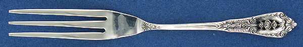 Rose Point (Sterling, 1934, No Monograms) Strawberry Fork