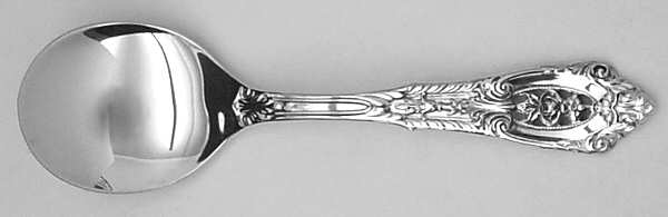 Rose Point (Sterling, 1934, No Monograms) Large Chocolate Spoon