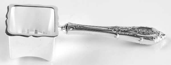 Rose Point (Sterling, 1934, No Monograms) Corn Butterer with Silverplate Bowl