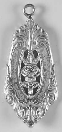 Rose Point (Sterling, 1934, No Monograms) Pendant