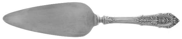Rose Point (Sterling, 1934, No Monograms) Pie Server with Silverplate Blade