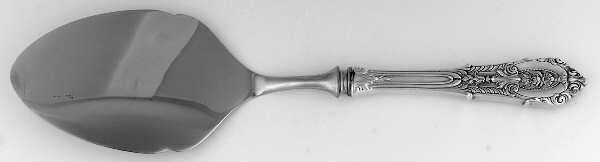 Rose Point (Sterling, 1934, No Monograms) Server-Pastry/Stainless Blade