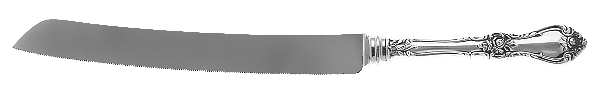 Royal Rose (Sterling, 1962) Wedding Cake Knife with Stainless Blade