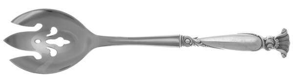 Romance of The Sea (Sterling, 1950) Salad Serving Fork with Stainless Prongs HC