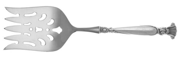 Romance of The Sea (Sterling, 1950) Fish Serving Fork with Stainless Tines HC